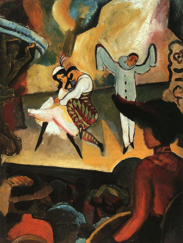 August Macke Russian Ballet I oil painting image